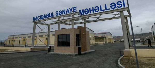 Закладка автомобильного завода в Гаджигабульском промышленном квартале - Sputnik Азербайджан