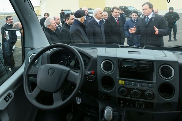 Закладка автомобильного завода в Гаджигабульском промышленном квартале - Sputnik Азербайджан