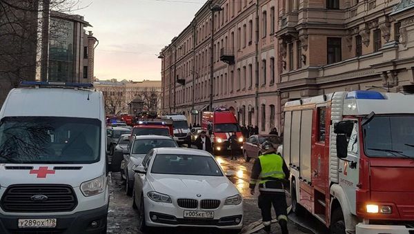 В Петербурге обрушились перекрытия университета - Sputnik Азербайджан