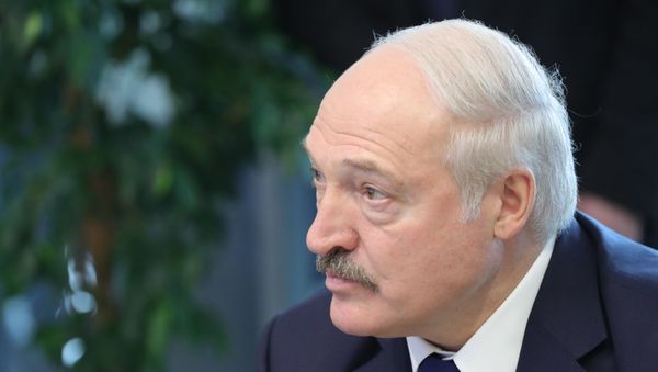 Президент Белоруссии Александр Лукашенко во время посещения образовательного центра Сириус в Сочи - Sputnik Азербайджан