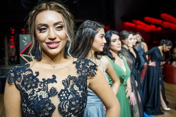 Участники национального конкурса моделей Miss&Mister Grand Azerbaijan - Sputnik Азербайджан