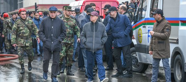 Пожар в торговом центре Диглас Пожар в торговом центре Диглас - Sputnik Азербайджан