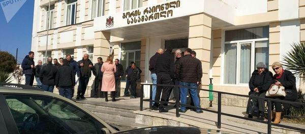 Здание районного суда в городе Гори - Sputnik Азербайджан
