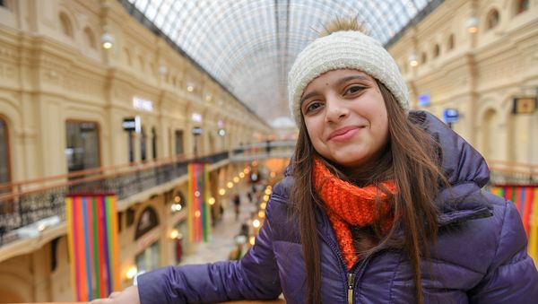 Участница Ты супер!  Ханым Ахмадиева в Москве - Sputnik Азербайджан