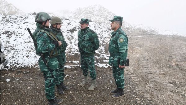 Эльчин Гулиев ознакомился с работами по усовершенствованию территориальной обороны в Газахском и Агстафинском районах - Sputnik Азербайджан