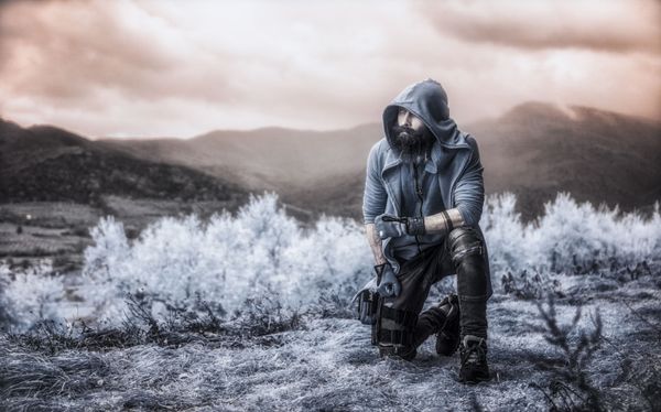 Снимок Eddie фотографа Vladimir Migutin, занявший второе место в категории Infrared Portrait конкурса инфракрасной фотографии Life in Another Light - Sputnik Азербайджан