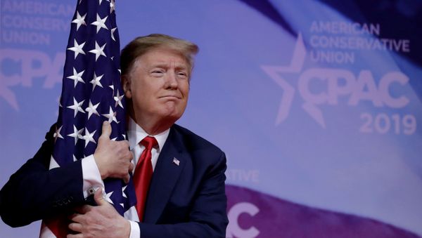 Президент США Дональд Трамп - Sputnik Азербайджан