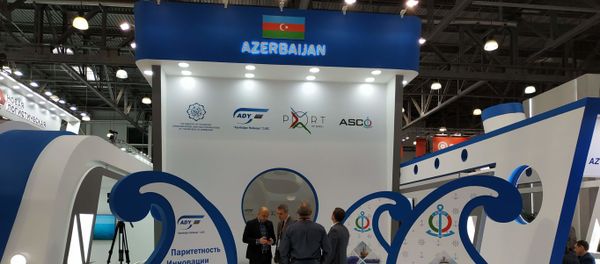 Cтенд Азербайджана на международной выставке ТрансРоссия - Sputnik Азербайджан