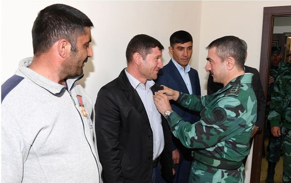 Глава ГПС Азербайджана проверил боеготовность погранпунктов на границе с Арменией - Sputnik Азербайджан