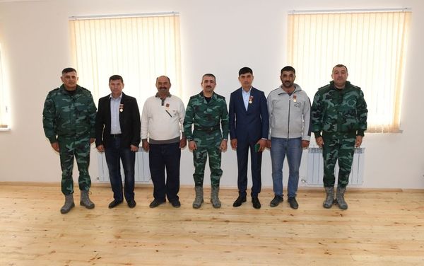 Глава ГПС Азербайджана проверил боеготовность погранпунктов на границе с Арменией - Sputnik Азербайджан