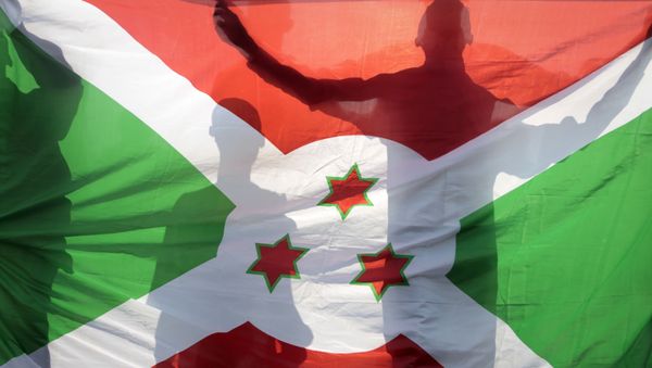 Флаг Бурунди, фото из архива - Sputnik Азербайджан