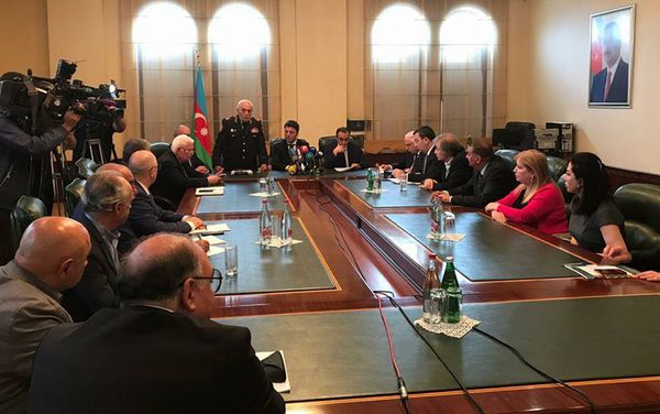 Церемония подписание обращения к генеральному секретарю Организации Объединенных Наций (ООН) Антониу Гуттеришу - Sputnik Азербайджан