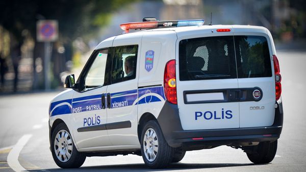 Автомобиль патрульно-постовой службы в Баку, фото из архива - Sputnik Азербайджан