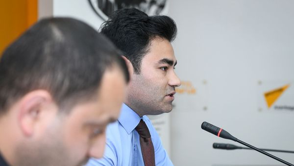 Пресс-конференция, посвященная деятельности Общества Красного полумесяца Азербайджана в Мультимедийном пресс-центре Sputnik Азербайджан - Sputnik Азербайджан