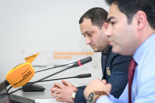 Пресс-конференция, посвященная деятельности Общества Красного полумесяца Азербайджана в Мультимедийном пресс-центре Sputnik Азербайджан - Sputnik Азербайджан