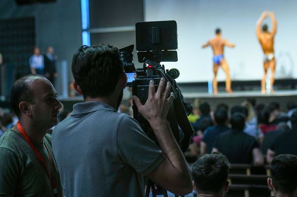 Кубок Азербайджана по Классическому бодибилдингу и Чемпионат Азербайджана по Менс Физик и Бикини фитнес - Sputnik Азербайджан