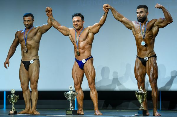 Кубок Азербайджана по Классическому бодибилдингу и Чемпионат Азербайджана по Менс Физик и Бикини фитнес - Sputnik Азербайджан