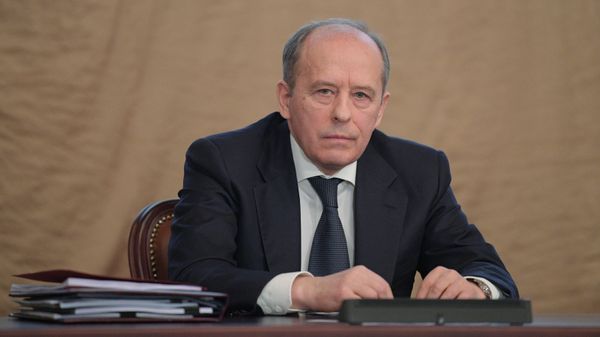 Директор Федеральной службы безопасности РФ Александр Бортников на заседании коллегии ФСБ - Sputnik Азербайджан