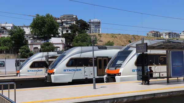 Bakı dəmir yolu vağzalı kompleksi - Sputnik Азербайджан