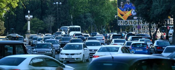Bakıda avtomobil tıxacı - Sputnik Азербайджан