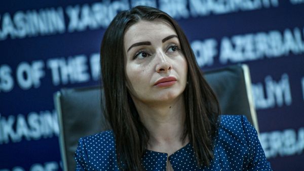 Руководитель пресс-службы МИД Азербайджана Лейла Абдуллаева - Sputnik Азербайджан