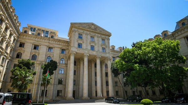 Здание Министерства иностранных дел Азербайджанской Республики в Баку Здание Министерства иностранных дел Азербайджанской Республики в Баку - Sputnik Азербайджан
