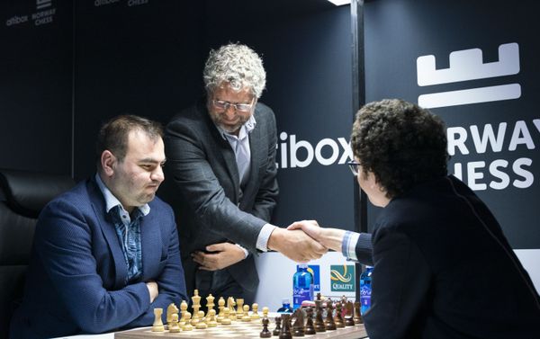 Шахрияр Мамедъяров на супертурнире по шахматам Altibox Norway Chess - Sputnik Азербайджан