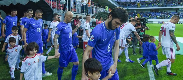 Отборочный матч чемпионата Европы 2020 года между футбольными сборными Азербайджана и Венгрии - Sputnik Азербайджан