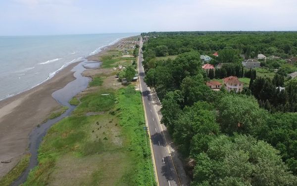 Новая дорога Гяндоб-Хачмаз-Ялама-государственная граница с Российской Федерацией - Sputnik Азербайджан