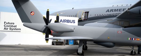 Вид статического дисплея Airbus во время международного парижского авиасалона в аэропорту Ле-Бурже, недалеко от Парижа - Sputnik Азербайджан
