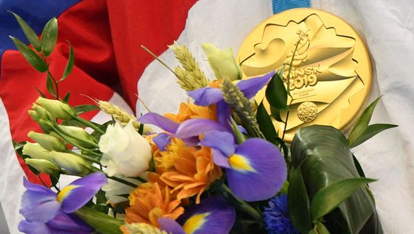 Золотая медаль на II Европейских играх в Минске - Sputnik Азербайджан
