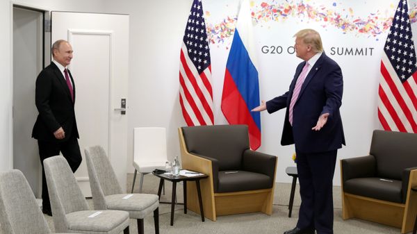  Встреча Владимира Путина и Дональда Трампа - Sputnik Азербайджан