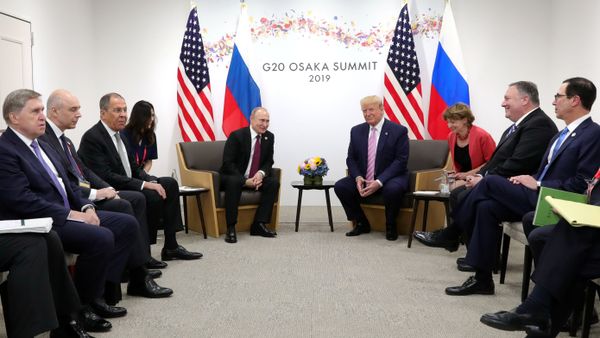 Рабочий визит президента РФ В. Путина в Японию для участия в саммите Группы двадцати - Sputnik Азербайджан