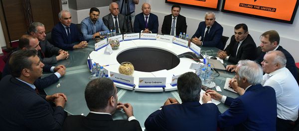 Руководители ведущих СМИ Азербайджана посетили МИА Россия сегодня - Sputnik Азербайджан