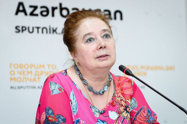 Мероприятие, посвященное детскому и юношескому творчеству в мультимедийном пресс-центре Sputnik Азербайджан - Sputnik Азербайджан