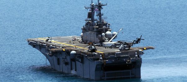 Универсальный десантный корабль ВМС США Kearsarge - Sputnik Азербайджан
