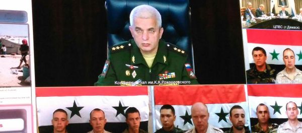 Совместное заседание координационных штабов России и Сирии - Sputnik Азербайджан