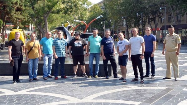 Участники конкурса Кубок моря-2019 посетили достопримечательности Баку - Sputnik Азербайджан