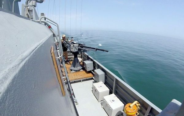 На конкурсе Кубок моря-2019 проведены артиллерийские стрельбы - Sputnik Азербайджан