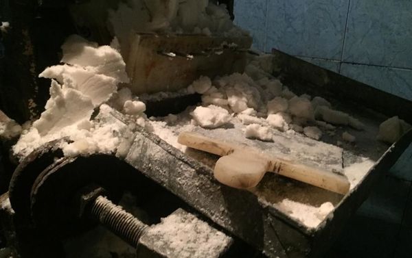 Цех в Наримановском районе Баку, на котором производился сахар под маркой Араз Цех в Наримановском районе Баку, на котором производился сахар под маркой Араз - Sputnik Азербайджан