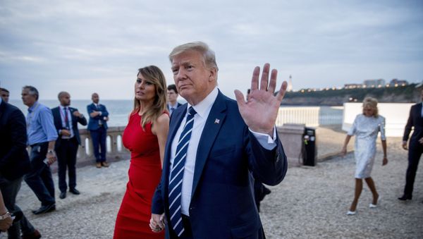 Первая леди Мелания Трамп и Президент Дональд Трамп, фото из архива - Sputnik Азербайджан