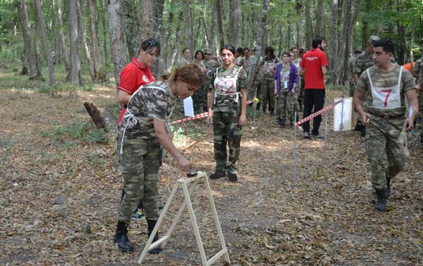 В Азербайджанской Армии завершился первый этап соревнования по ориентированию - Sputnik Азербайджан