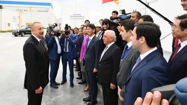 İlham Əliyev Bakıda “Şimal-2” elektrik stansiyasının istismara verilməsi mərasimində iştirak edib - Sputnik Азербайджан