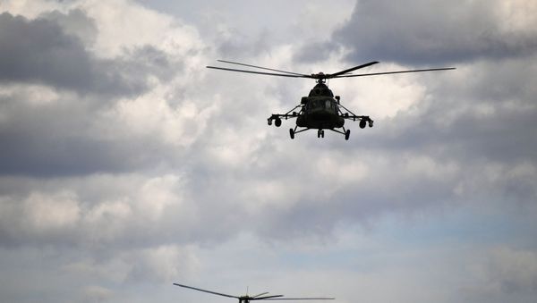 Вертолеты МИ-8, фото из архива - Sputnik Азербайджан