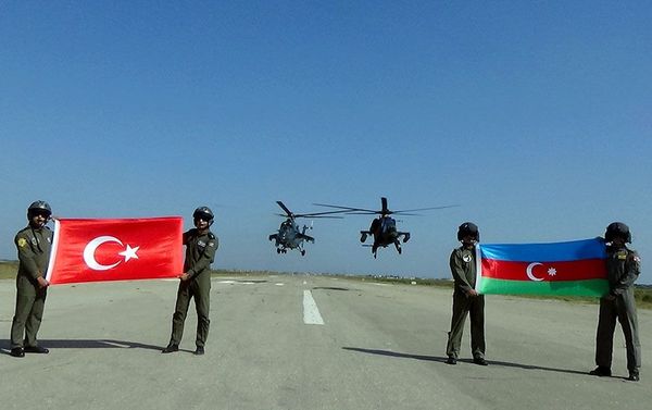 Продолжаются совместные учения “TurAz Qartalı-2019” - Sputnik Азербайджан