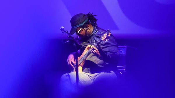 Музыкант выступает на Музыкальном фестивале Baku Jazz Festival 2017 в Баку - Sputnik Азербайджан