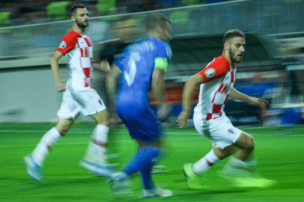 Матч отборочного цикла чемпионата Европы по футболу 2020 года между Азербайджаном и Хорватией - Sputnik Азербайджан