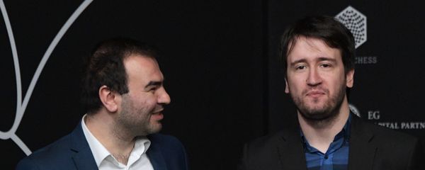 Гроссмейстеры Шахрияр Мамедъяров и Теймур Раджабов - Sputnik Азербайджан