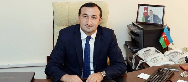 пресс-секретарь Государственного комитета по статистике Эльмеддин Гулиев - Sputnik Азербайджан