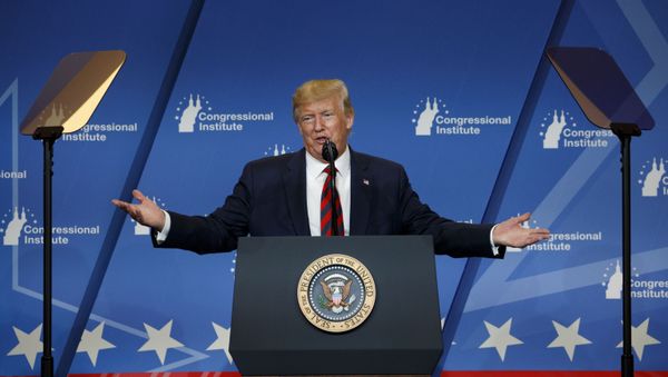 Президент США Дональд Трамп, фото из архива - Sputnik Азербайджан